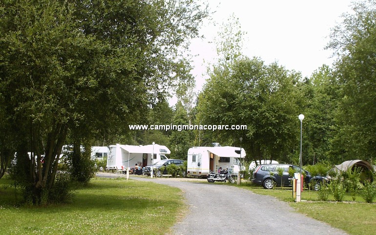 camping car and caravan pitch